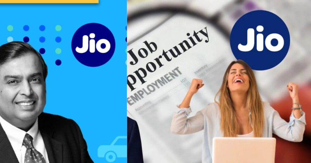 Job in Jio Company Work From Home